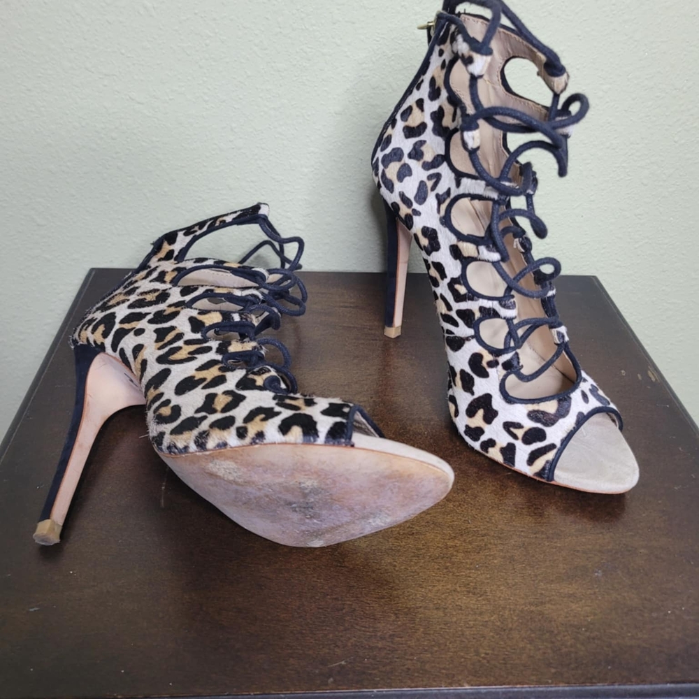 Zara Black and Tan Heels